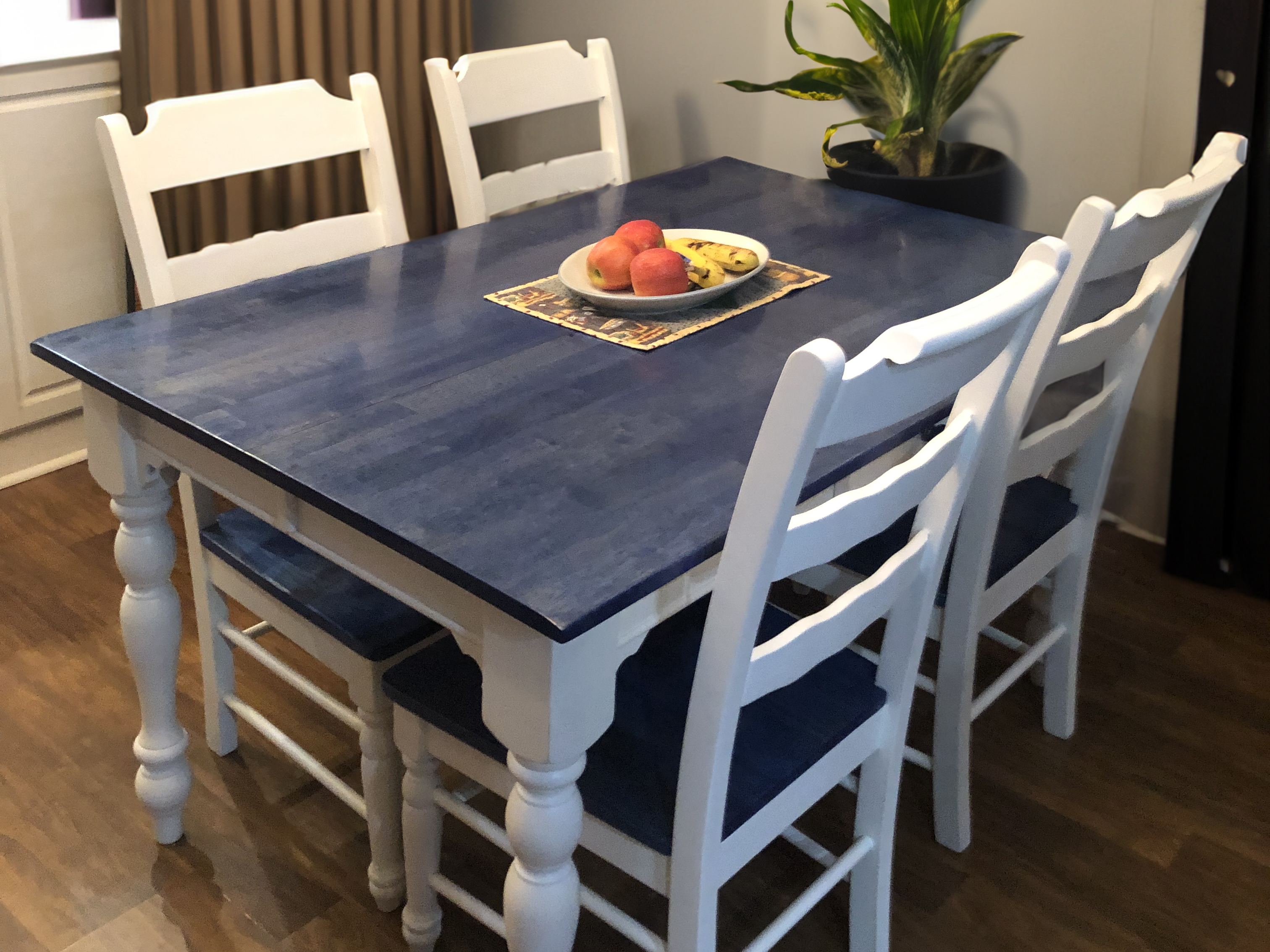 Blue Dining Set